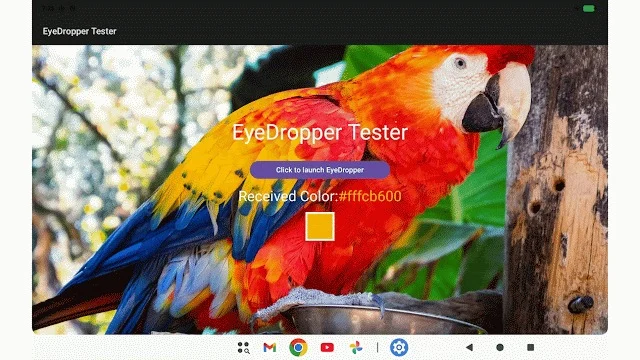 EyeDropper API в Android 17