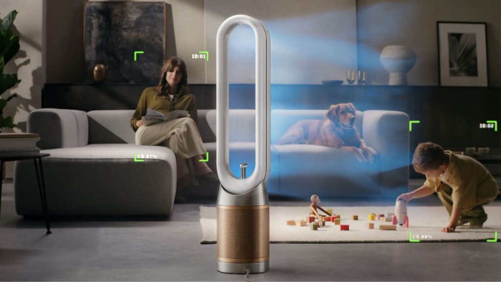 Dyson выпустила очиститель воздуха с камерой для отслеживания перемещений пользователя dyson findfollow purifier cool