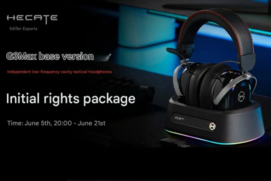 Edifier перезапустила игровую гарнитуру Hecate G3 Max с новой RGB-станцией для зарядки edifier g3 max base version specs launch