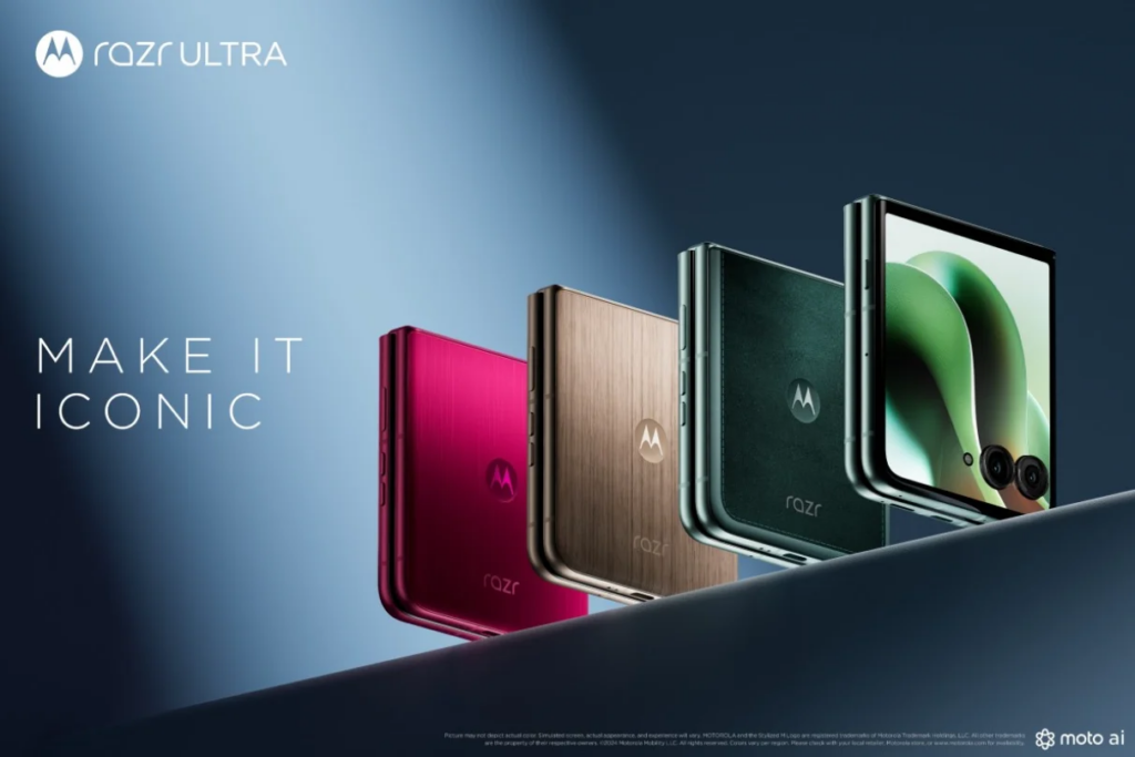 motorola razr 60 ultra leaked promo material showcasing color options 2