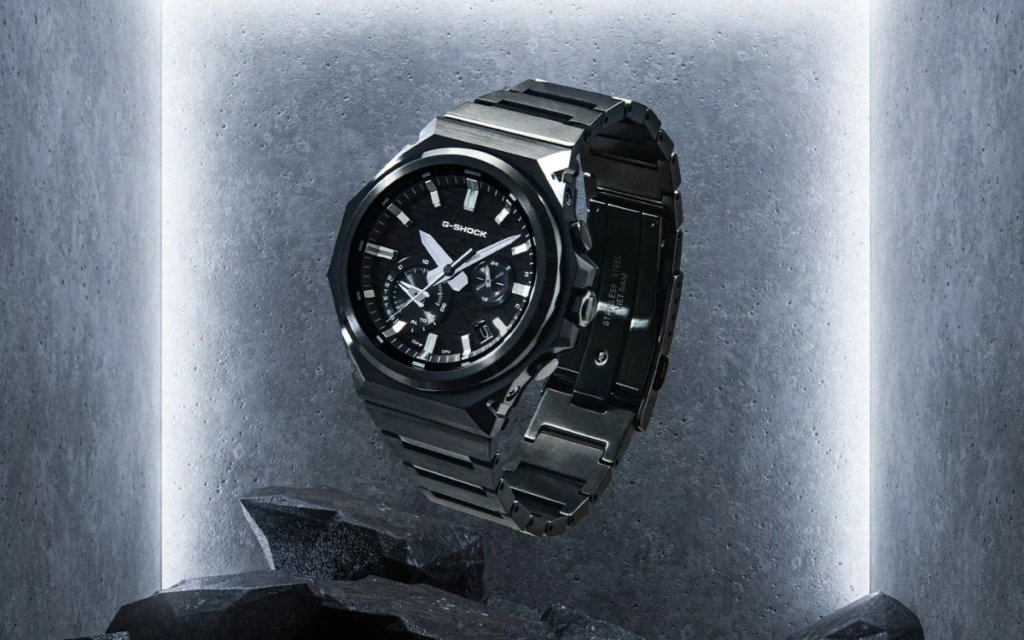 Casio представила две новые модели G-Steel в полностью черном цвете с тонким корпусом casio gst b1000bd 1a
