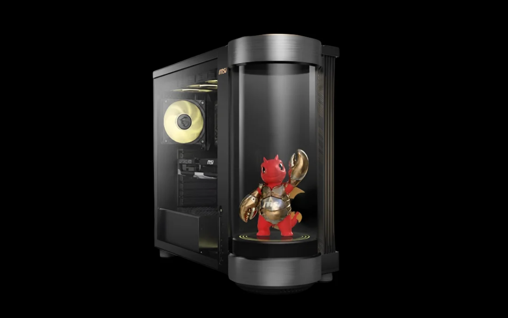 MSI представила десктоп MEG Vision X2 AI+ с голографическим AI-питомцем msi meg vision x2 ai